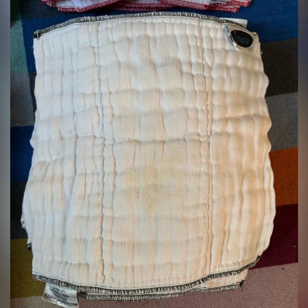 18 small (Nicki’s diapers) prefolds